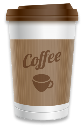 a cup of coffee